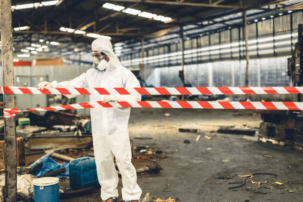 Professional Unattended Death Cleanup technician working in Coldspring, TX